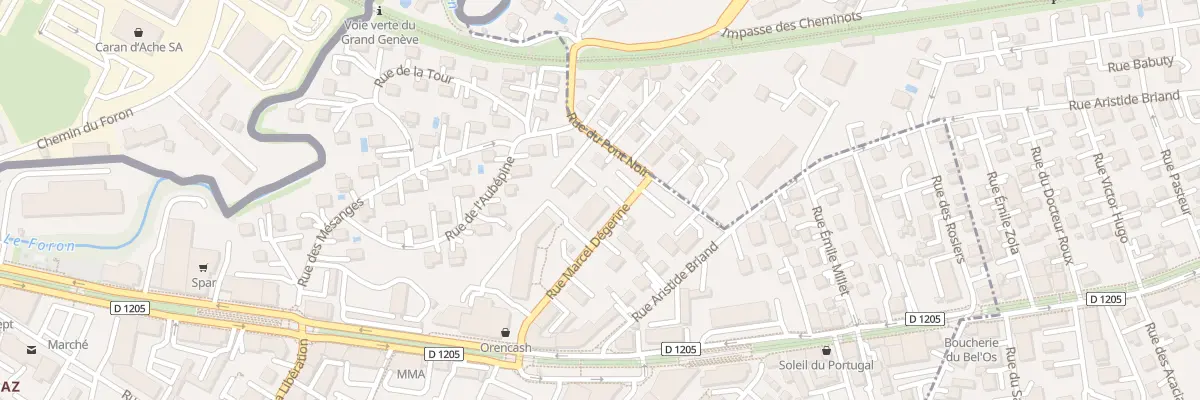 Plan du 7 Rue Marcel Degerine à Gaillard