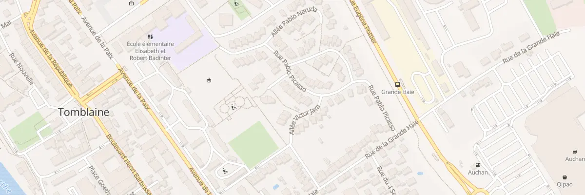 Plan du 26 Rue Pablo Picasso à Tomblaine