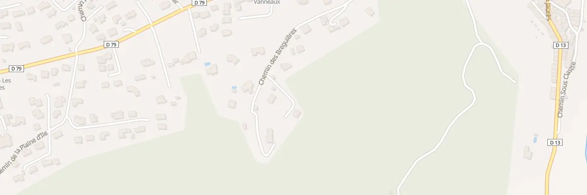 Plan du 2F Les Breguieres à Cabasse