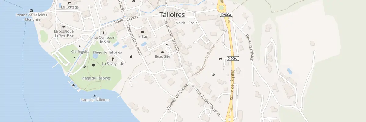 Plan du 137 Rue andré theuriet à Talloires-Montmin