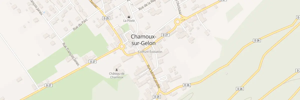 Plan du 6 Rue saint-joseph à Chamoux-sur-Gelon