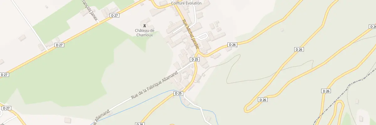 Plan du 12 Rue de la fabrique allamand à Chamoux-sur-Gelon