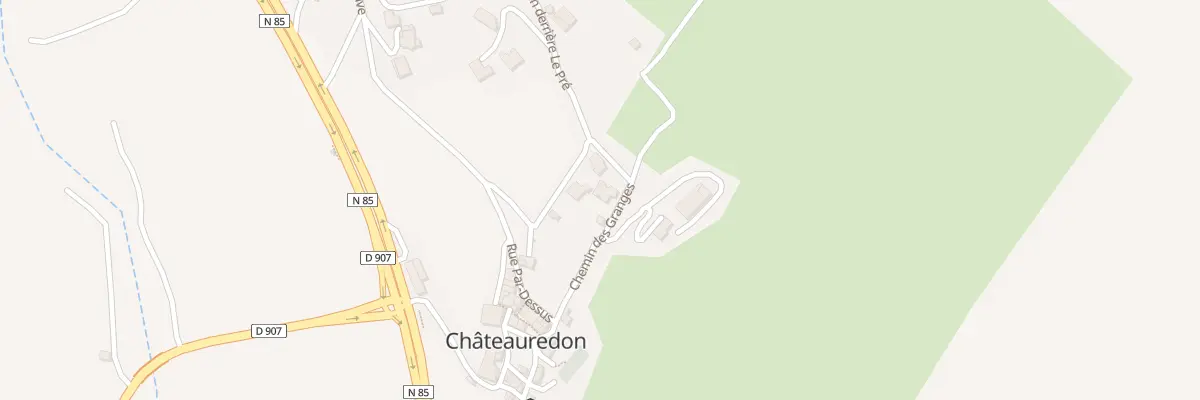 Plan du 7023 L’Hubac et Saint Jean à Châteauredon