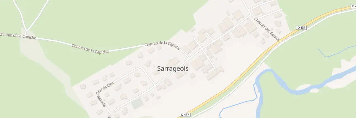 Plan du 22 Vc Grande Rue à Sarrageois