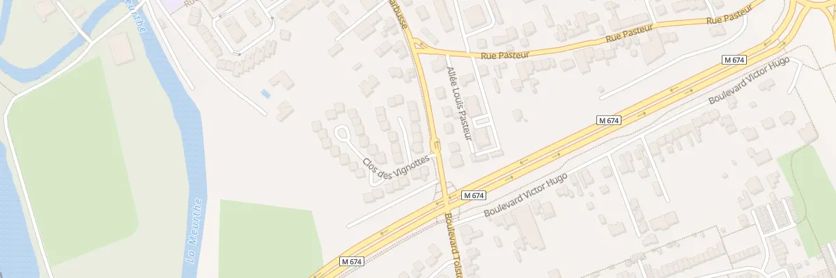 Plan du 2 Rue Le Clos des Vignottes à Tomblaine