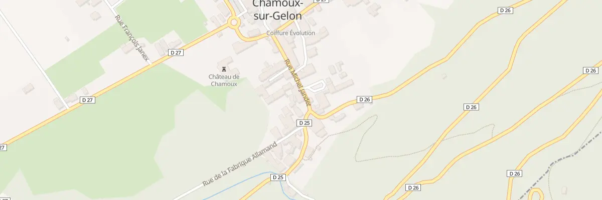 Plan du 26 Rte de Champlaurent à Chamoux-sur-Gelon