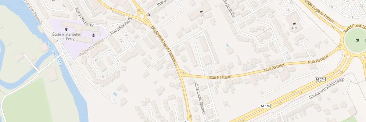Plan du 109 Bd Henri Barbusse à Tomblaine
