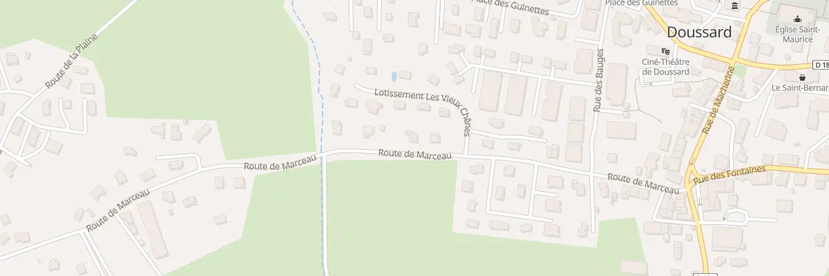 Plan du 326 Rte de la Beccaz à Doussard