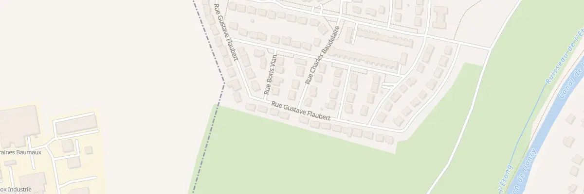 Plan du 1 Rue Charles Baudelaire à Laneuveville-devant-Nancy