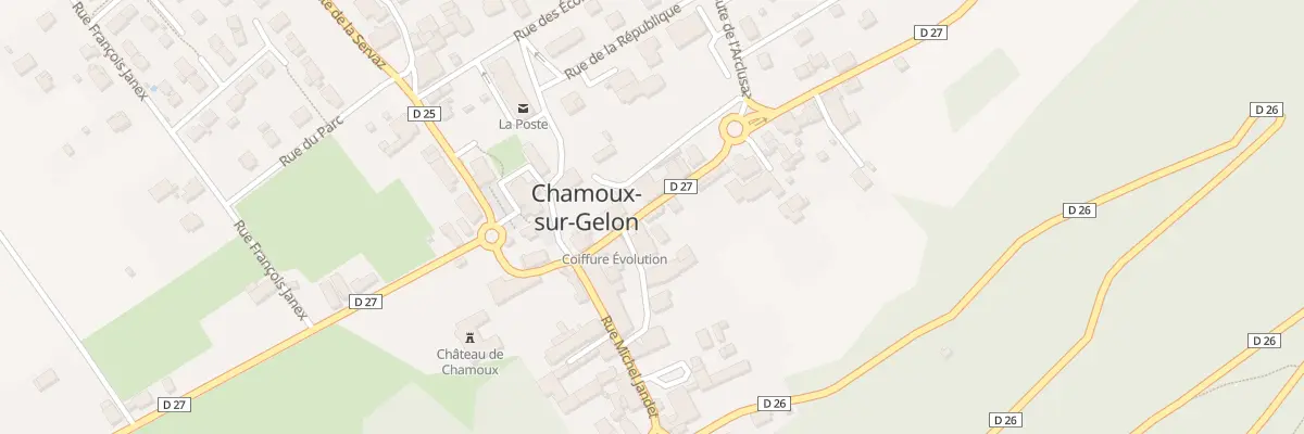 Plan du 68 Rue de l’ancienne gendarmerie à Chamoux-sur-Gelon
