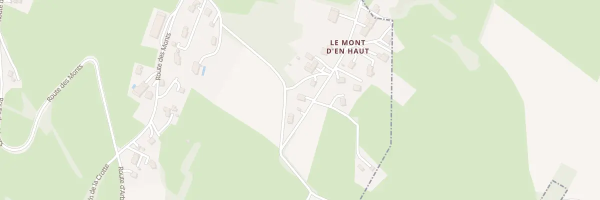 Plan du 430 Che du Mont d’en Haut à La Muraz
