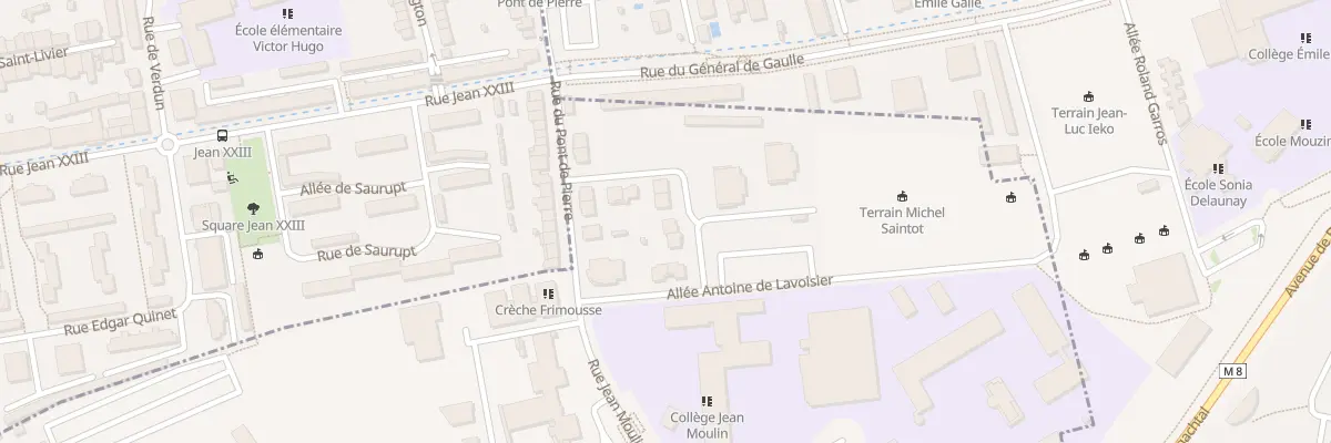 Plan du 3 Rue Yvette Cauchois à Tomblaine