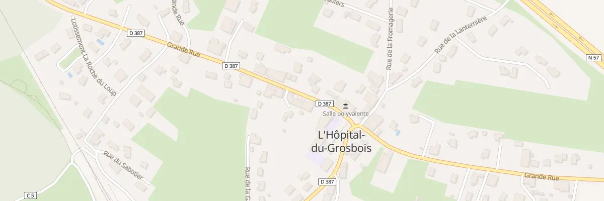 Plan du 22B Gr Grande Rue à L’Hôpital-du-Grosbois