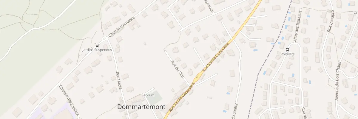 Plan du 39 Pl Saint Martin à Dommartemont