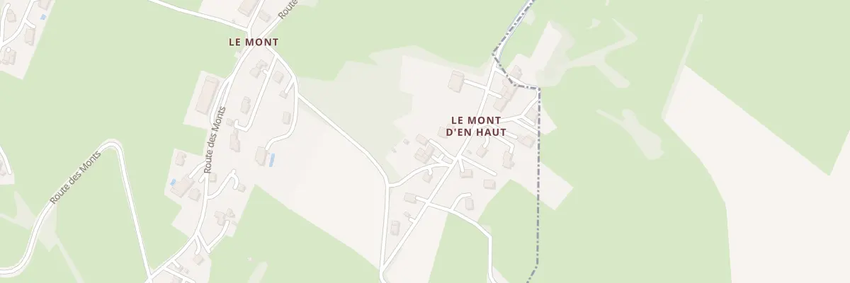 Plan du 364 Che du Mont d’en Haut à La Muraz