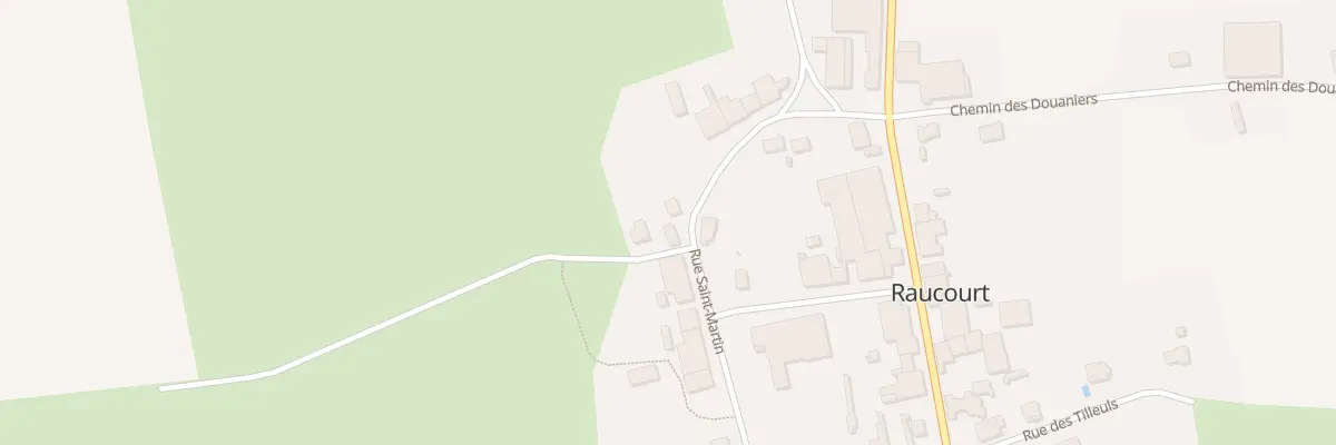 Plan du 19 Rue Saint Martin à Raucourt