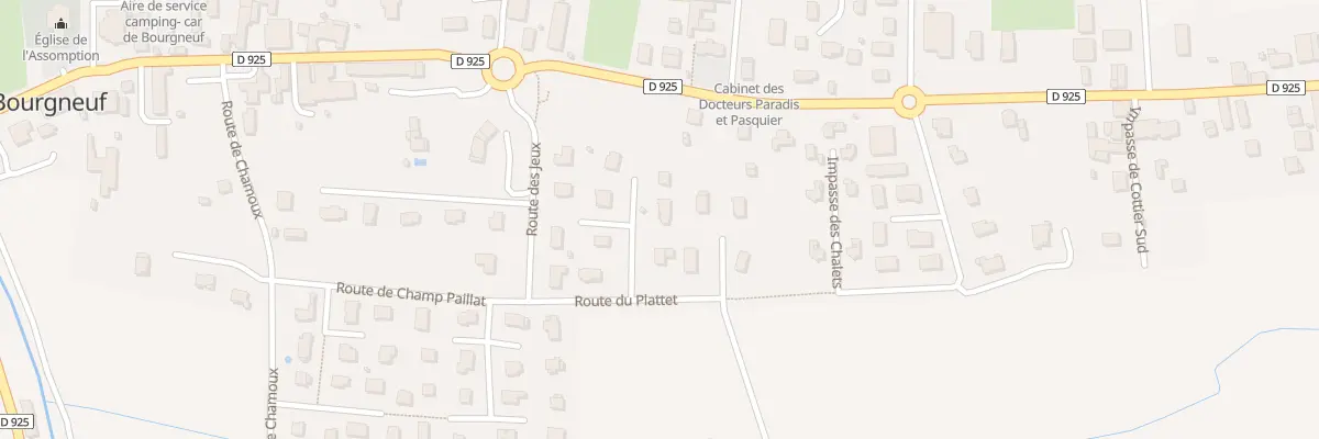Plan du 68 Imp Chartreuse à Bourgneuf