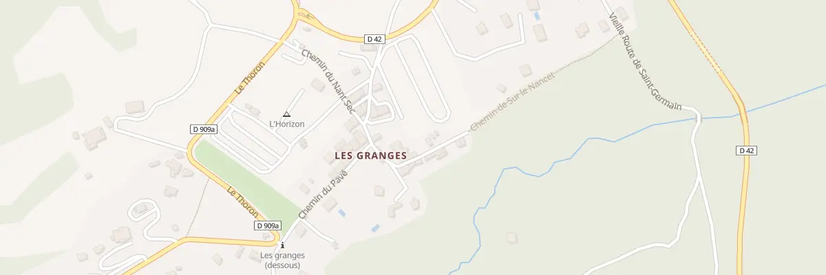 Plan du 76 Che des Granges à Talloires-Montmin