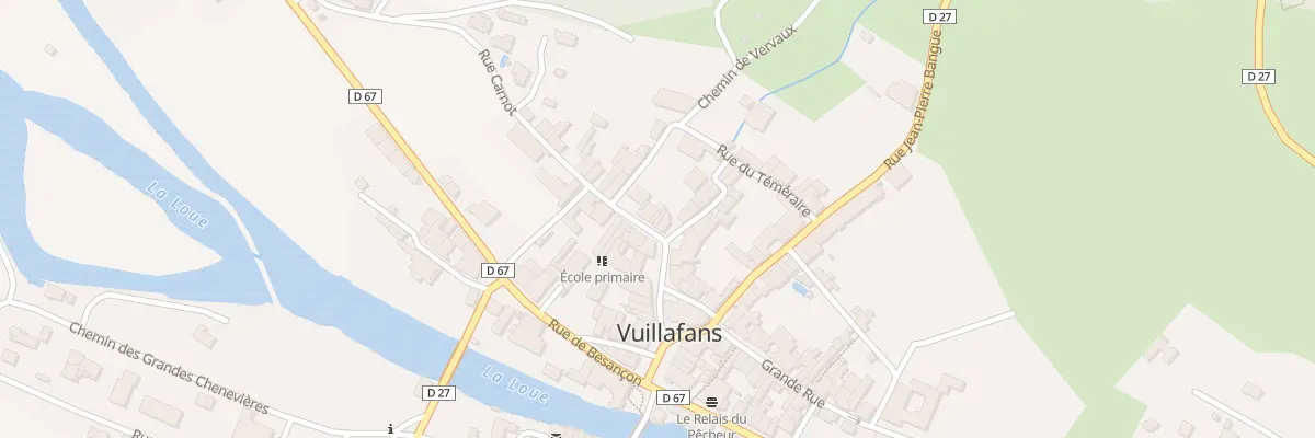 Plan du 6 Rue Carnot à Vuillafans