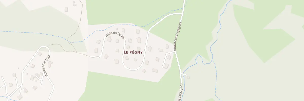 Plan du 181 All du Pegny à Alex