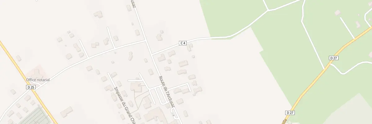 Plan du 396 Rte de l’Arclusaz à Chamoux-sur-Gelon
