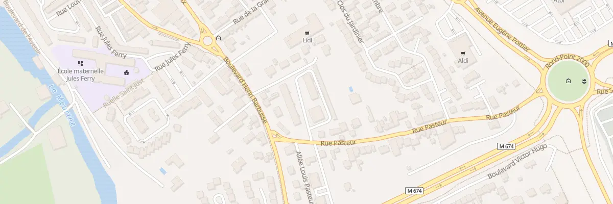 Plan du 9B Rue Pasteur à Tomblaine