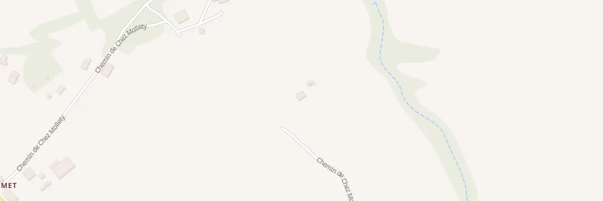Plan du 246 Che de Chez Mollety à Fillière
