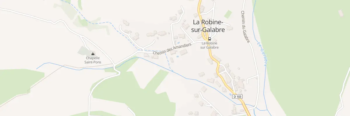 Plan du 115 Che des Amandiers à La Robine-sur-Galabre