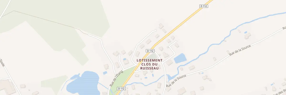 Plan du 3 La Chaux à Osse