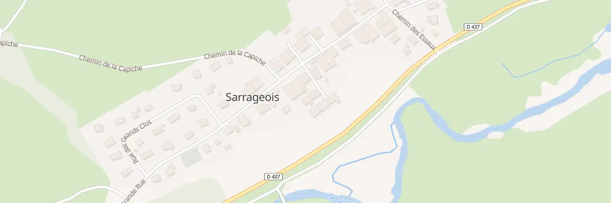 Plan du 17B Vc Grande Rue à Sarrageois