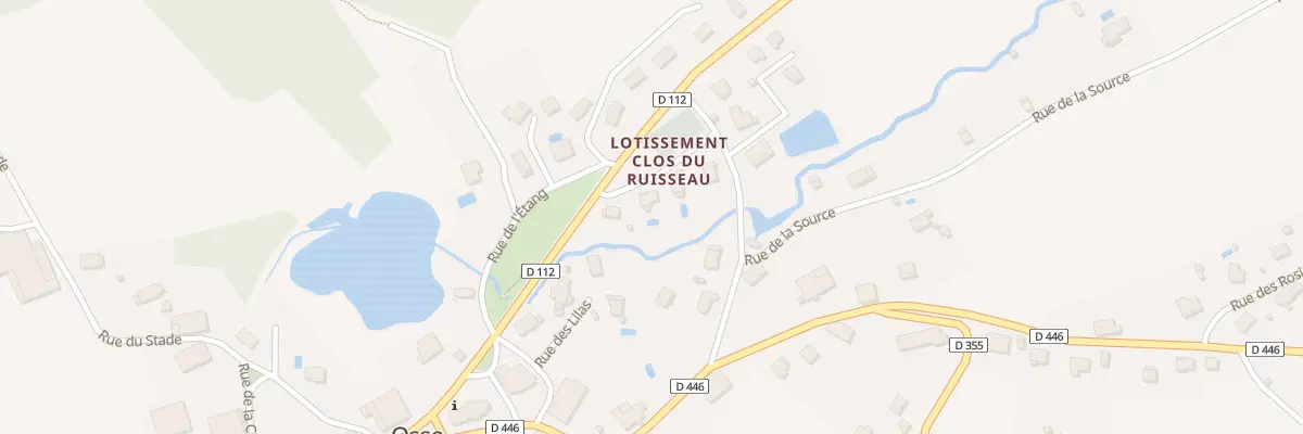 Plan du 4 Lot Clos du Ruisseau à Osse
