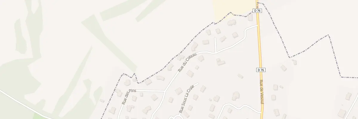 Plan du 11 Rue du Côteau à Villers-le-Sec