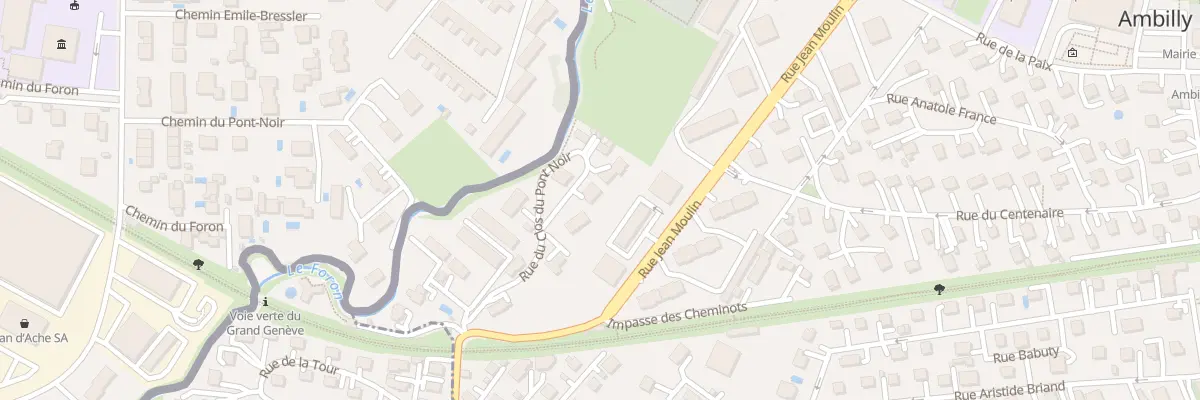 Plan du 10 Rue du clos du pont noir à Ambilly