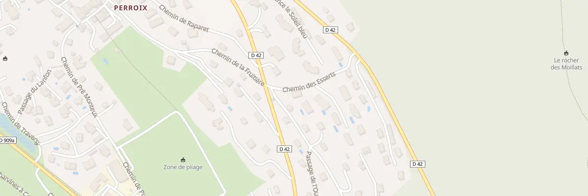 Plan du 28 Che Rural des Esserts à Talloires-Montmin