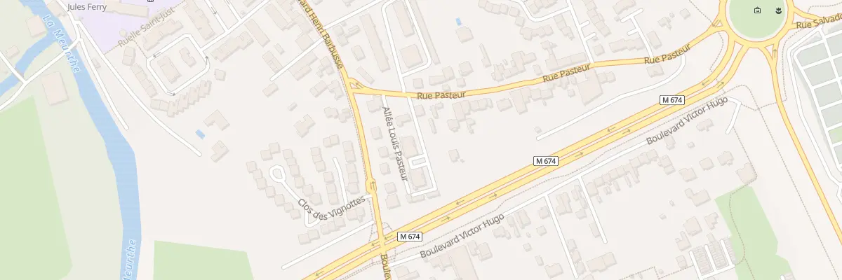Plan du 4B Rue Pasteur à Tomblaine
