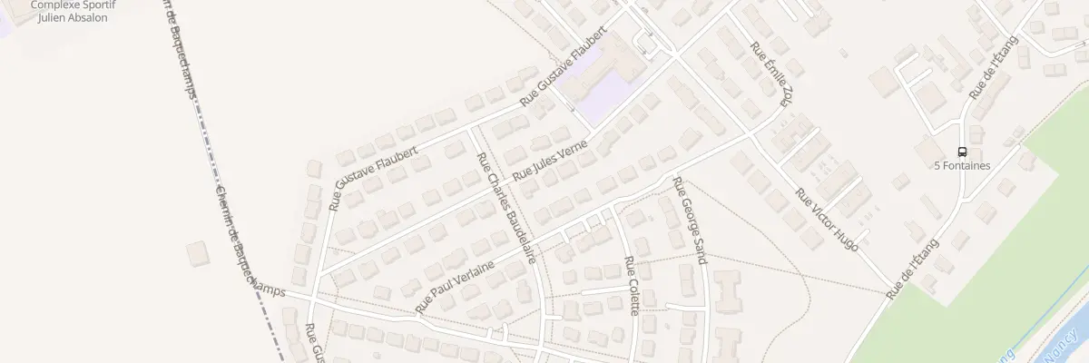 Plan du 13 Rue Jules Verne à Laneuveville-devant-Nancy