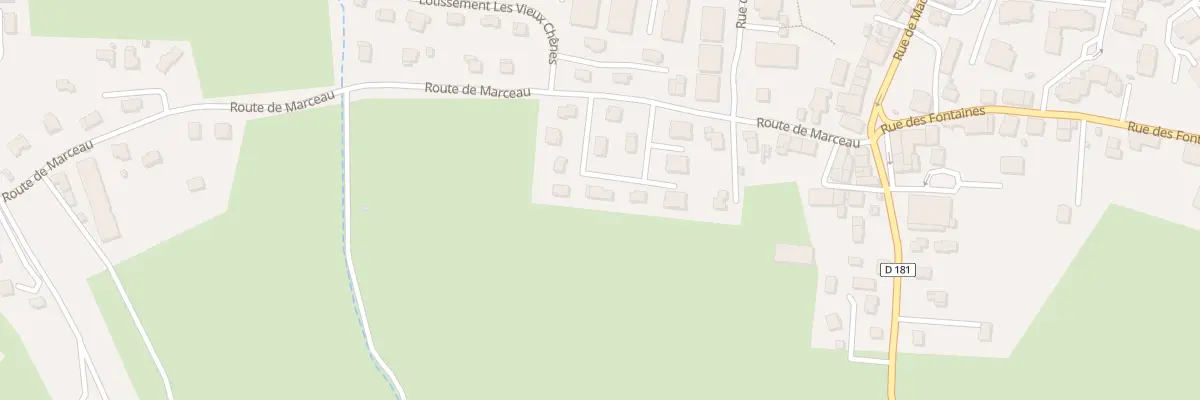 Plan du 207 Rte de Marceau à Doussard