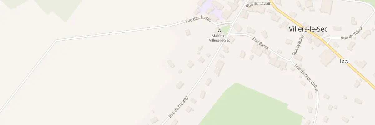 Plan du 18 Rue de Neurey à Villers-le-Sec