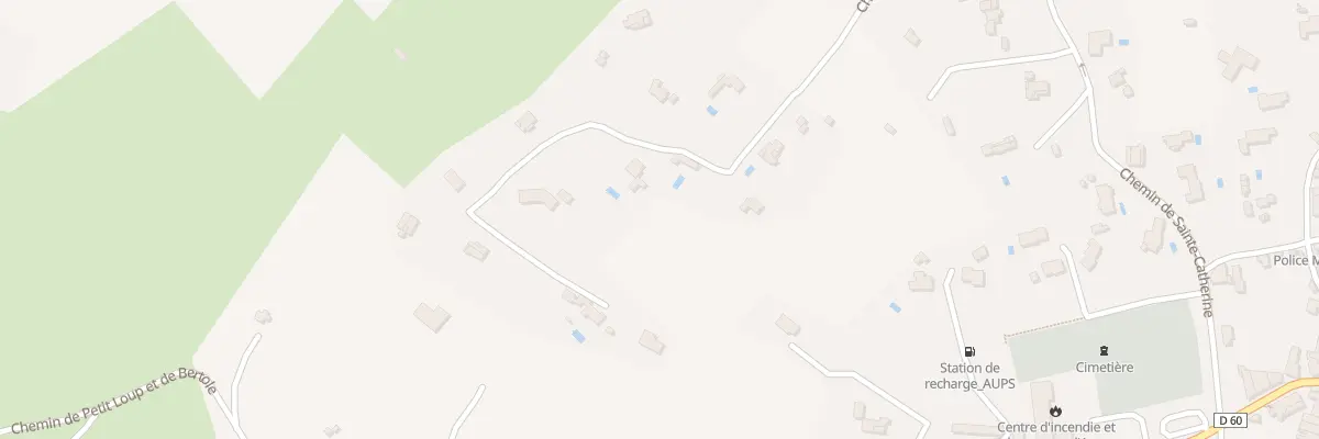 Plan du 345 Che du Val de l’Aven à Aups