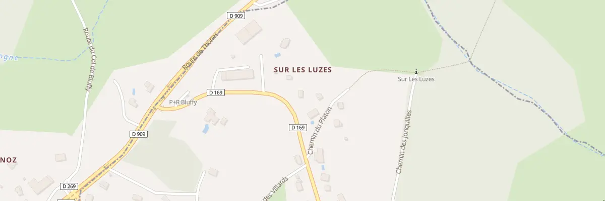 Plan du 205 Rte des Dents de Lanfon à Bluffy