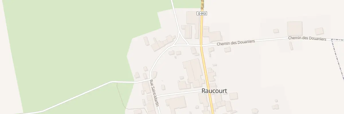 Plan du 12 Rue Saint Martin à Raucourt
