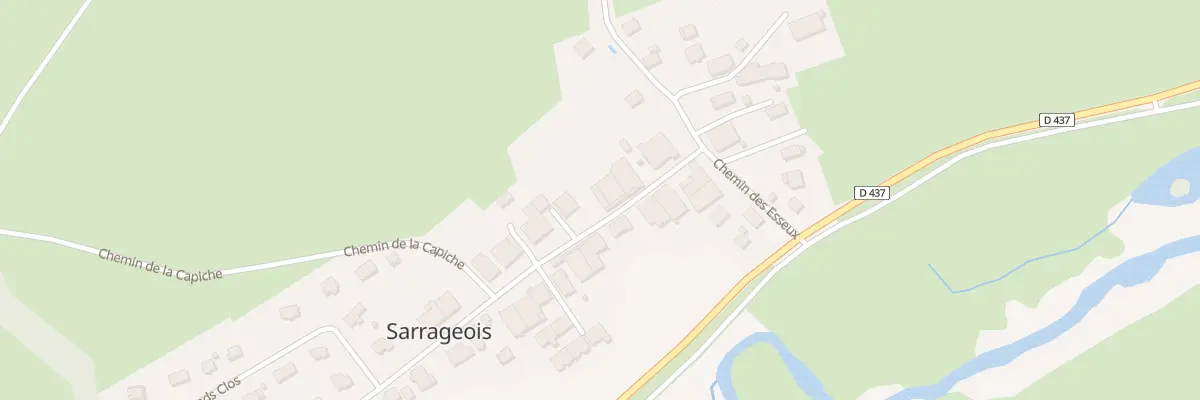 Plan du 12 Gr Grande Rue à Sarrageois