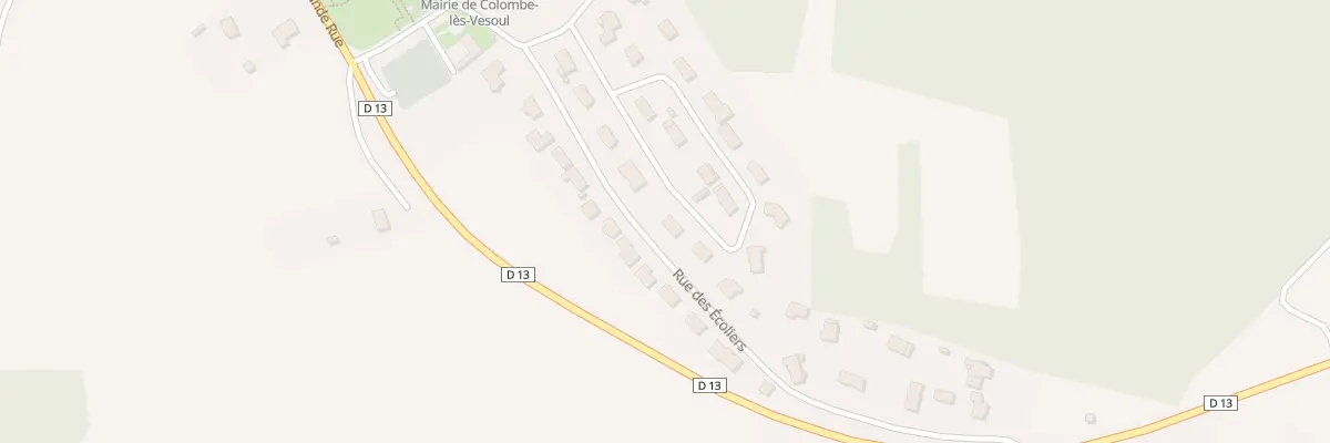 Plan du 10 Rue sur Tremue à Colombe-lès-Vesoul