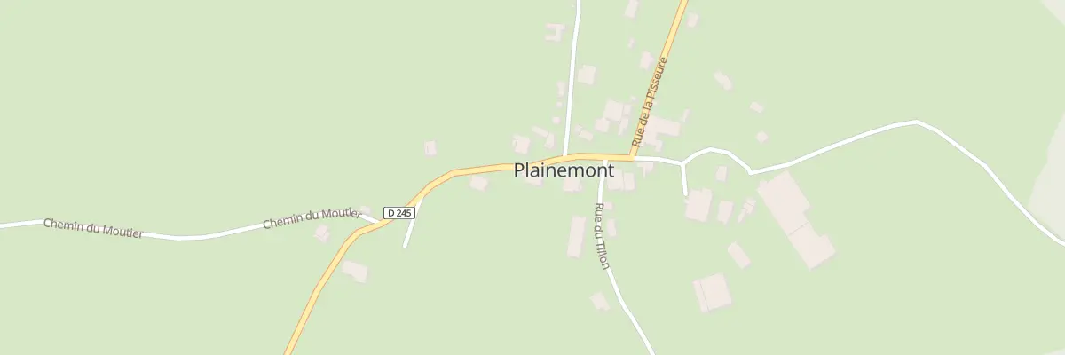 Plan du 3 Rue de Varigney à Plainemont