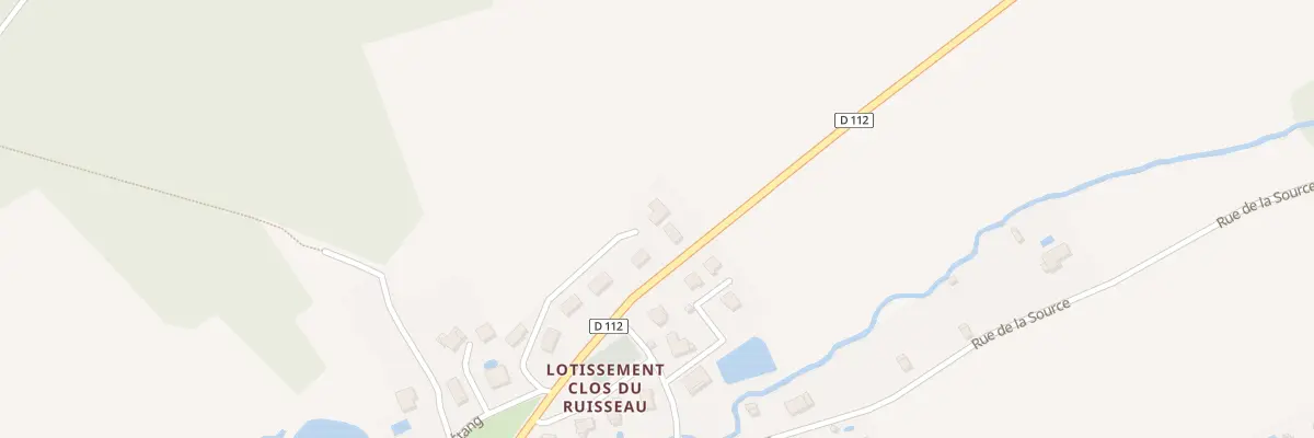 Plan du 12 La Chaux à Osse