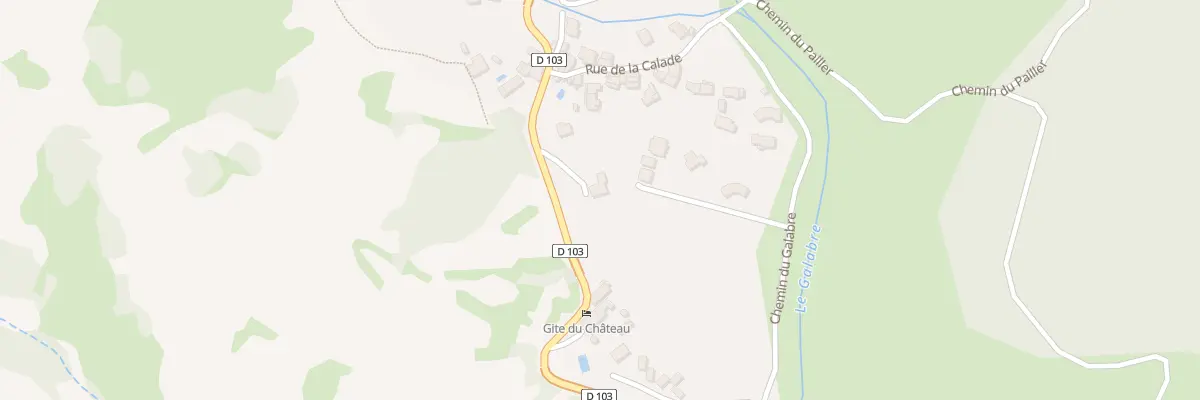 Plan du 890 Rue Principale à La Robine-sur-Galabre