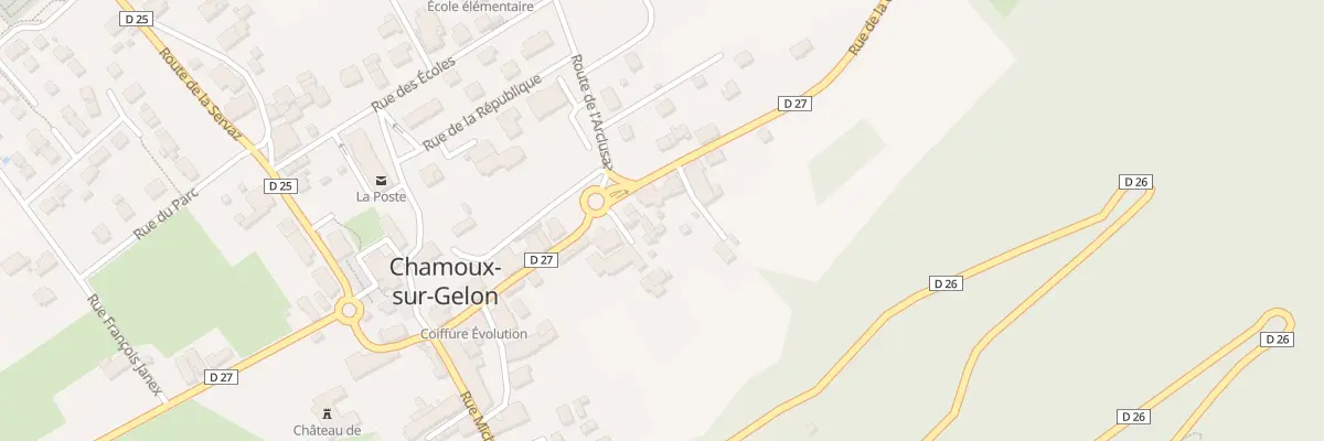 Plan du 12 Rte de la Chapelle à Chamoux-sur-Gelon