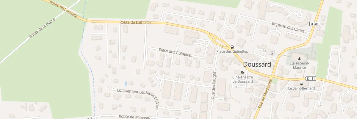 Plan du 61 Pl des Guinettes à Doussard