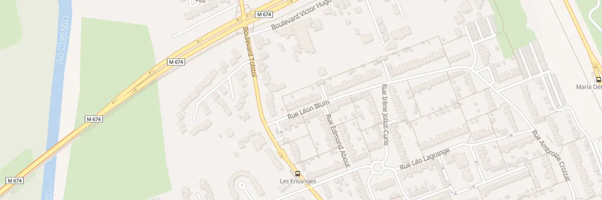 Plan du 9 Rue Leon Blum à Tomblaine