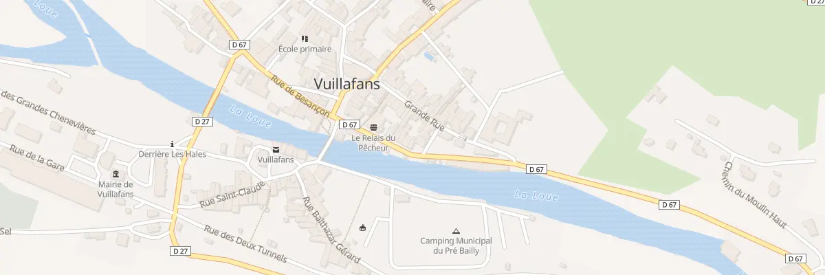 Plan du 9 Rte de Pontarlier à Vuillafans